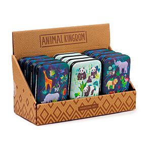 5 Piece Zip Up Shaped Manicure Set - Animal Kingdom