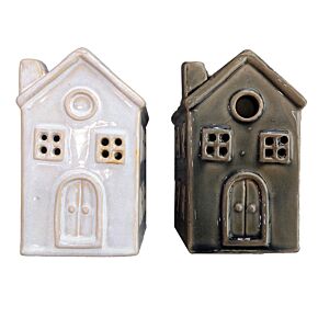 Porcelain Oil Burner - Eden House Shaped