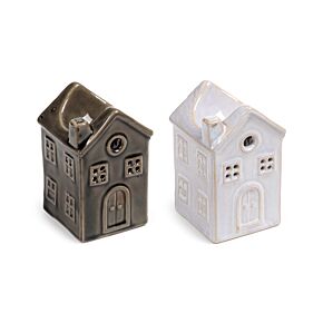 Porcelain Oil Burner - Eden House Shaped
