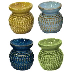 Porcelain Small Oil Burner - Eden Dotty
