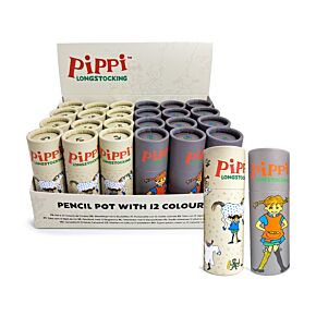 Colouring Pencil Tube - Pippi Longstocking