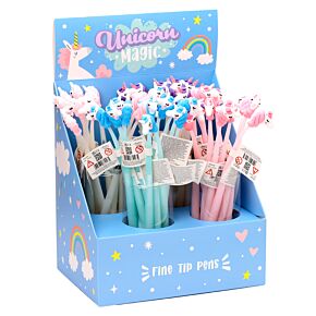 Fine Tip Pen with Topper - Unicorn Magic