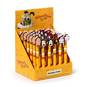 Erasable Pen with PVC Topper - Wallace and Gromit