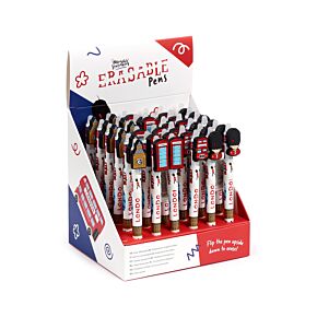 Erasable Pen with PVC Topper - London Souvenir