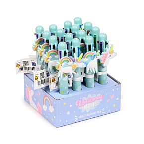 Multi Colour Pen (6 Colours) - Unicorn Magic
