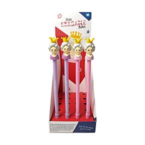 Erasable Pen with PVC Topper - Queen London