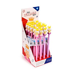 Erasable Pen with PVC Topper - Queen London Erasable Pen with PVC Topper - Queen London