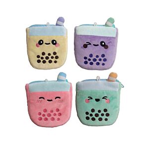 Plush Change Purse - Foodiemals Bubble Tea