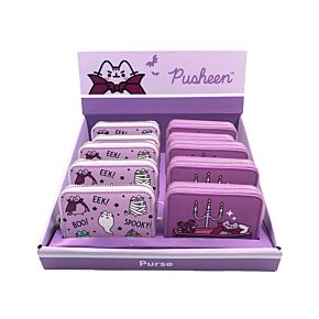 Small Zip Around Wallet - Pusheen the Cat Halloween