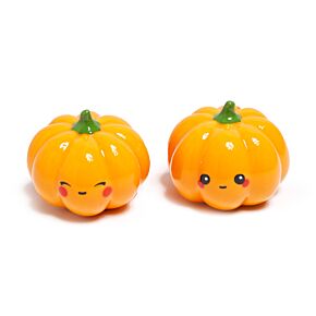 Ceramic Salt & Pepper Set - Pumpkin Foodiemals