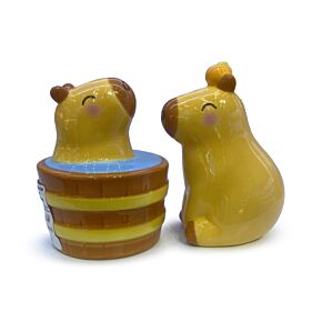 Ceramic Salt & Pepper Set - Capybara