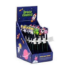 Pencil with PVC Topper - Space Cadet