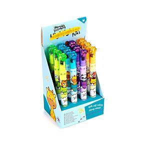 Highlighter 2-in-1 Stamp Wheel Pen - Adoramals Wild Highlighter 2-in-1 Stamp Wheel Pen - Adoramals Wild