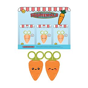 Kids Scissors in Holder - Foodiemals Cecil the Carrot