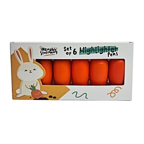 Highlighter Set of 6 - Carrot
