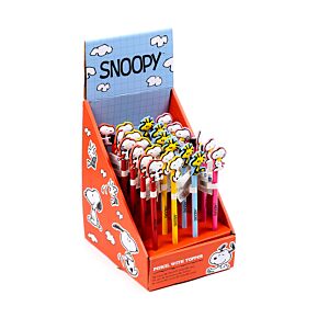 Pencil with PVC Topper - Peanuts Snoopy & Woodstock Pencil with PVC Topper - Peanuts Snoopy & Woodstock