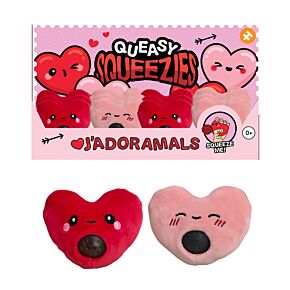 Queasy Squeezies Large Fidget Toy - Amore Heart