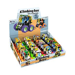 Kids Friction Action Toy - Stunt Graffiti Bus