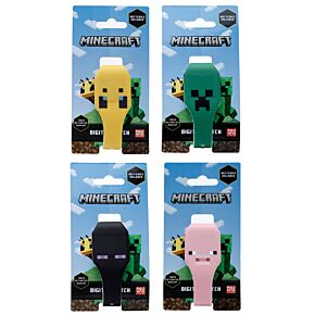 Silicone Digital Watch - Minecraft Faces