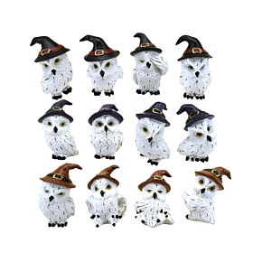 Wise Old Magical Owl World Figures