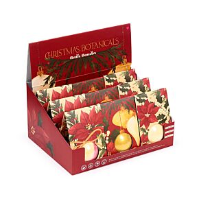 Handmade Bath Bomb in Gift Box - Christmas Botanicals
