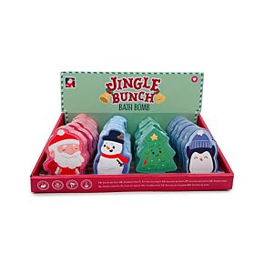 Handmade Shaped Bath Bomb - Christmas Jingle Bunch