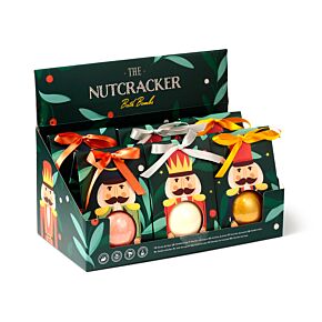Handmade Bath Bomb in Gift Box - Christmas Nutcracker