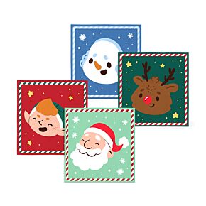 Compressed Travel Towel - Jingle Bunch Christmas