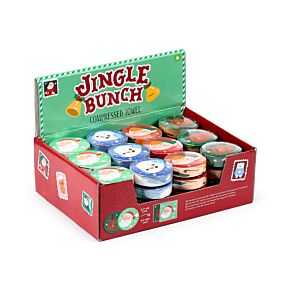 Compressed Travel Towel - Jingle Bunch Christmas