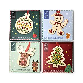 Cross Stitch Kit - Jingle Bunch Christmas Decoration