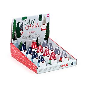 Lip Balm in Shaped Holder - Christmas Jolly Gonk
