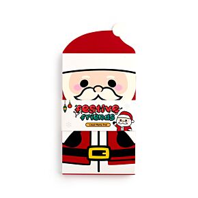 Flip Open Shaped Memo Pad - Christmas Festive Friends Santa 