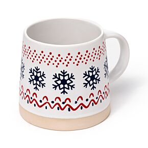 Stoneware Mug - Christmas Snowflake