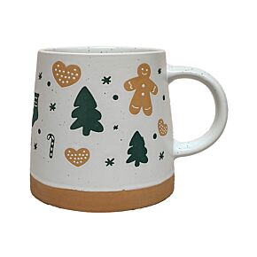 Stoneware Mug - Gingerbread Man