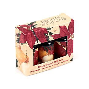 Set of 3 Fragrance Oils - Christmas Botanicals