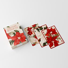 Standard Deck of Playing Cards - Christmas Botanicals