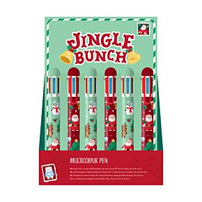 Multi Colour Pen (6 Colours) - Jingle Bunch Christmas