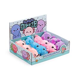 Queasy Squeezies Fidget Toy - Axolotl (Salamander)