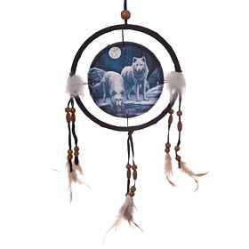 Dreamcatcher (Small) - Lisa Parker Warriors of Winter Wolf Dreamcatcher (Small) - Lisa Parker Warriors of Winter Wolf