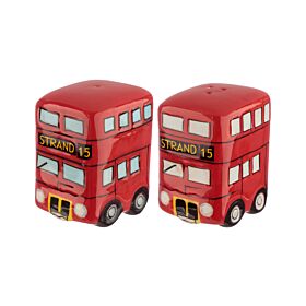 Ceramic Salt & Pepper Set - London Icons Routemaster Bus Ceramic Salt & Pepper Set - London Icons Routemaster Bus