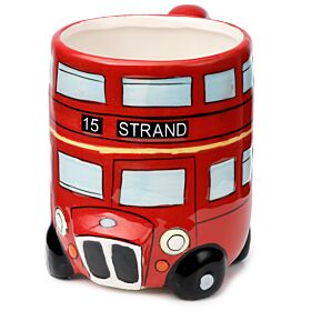 Novelty Shaped Ceramic Mug - London Icons Red Routemaster Bus Novelty Shaped Ceramic Mug - London Icons Red Routemaster Bus