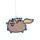 Air Freshener - Strawberry Cupcake Scented Pusheen the Cat Pusheenicorn
