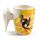Shaped Handle Ceramic Mug - Angel Wings