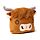 2-in-1 Blankeazzz Plush Toy & Travel Blanket - Highland Coo