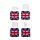 Magnetic Shaped Bookmark Set - London Souvenir