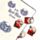 Magnetic Bookmark Set - Skulls & Roses