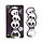 PVC Bottle Opener - Spooky Skulls