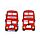 PVC Bottle Opener - London Souvenir Red London Bus