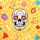 Microfibre Beach Towel - Day of the Dead