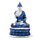 Decorative White & Blue Thai Buddha - Lotus